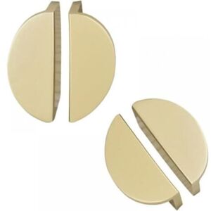 MCBOSON 4 Pieces Golden Furniture Knob Half-Moon Drawer Handle Brushed Golden Drawer Pulls Metal Kitchen Handles Metal Furniture Handles Gold Kitchen Door MCBOSON 4 Pieces Golden Furniture Knob Half-Moon Drawer Handle Brushed Golden Drawer Pulls Metal Kitchen Handles Metal Furniture Handles Gold Kitchen Door