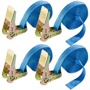 AREBOS Ratchet Strap 6m - Blue - Strap AREBOS Ratchet Strap 6m - Blue - Strap