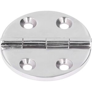 Groofoo - 64mm Round Hinge 316 Stainless Steel Mirror Polished Hinges Hole Mounting for Marine Equipment Groofoo - 64mm Round Hinge 316 Stainless Steel Mirror Polished Hinges Hole Mounting for Marine Equipment