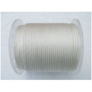 SECUREFIX DIRECT 6MM x 100 Metre Reel, White, Solid Braided Starter Rope - Recoil Pull Cord SECUREFIX DIRECT 6MM x 100 Metre Reel, White, Solid Braided Starter Rope - Recoil Pull Cord