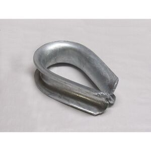 Securefix Direct - 8' Circ Galvanised Heart Shaped Towing Thimble - Wire Rope Eyelet Securefix Direct - 8' Circ Galvanised Heart Shaped Towing Thimble - Wire Rope Eyelet