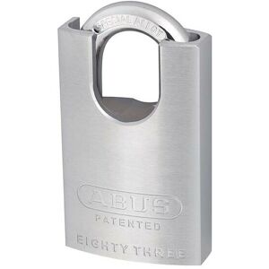 Abus - 53928 83/50mm Chrome Plated Brass Padlock Hardened Closed Shackle Abus - 53928 83/50mm Chrome Plated Brass Padlock Hardened Closed Shackle