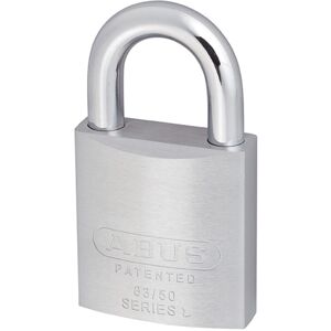 ABUS Chrome Brass Padlock - 83/50mm Keyed Alike - Security Level 8 ABUS Chrome Brass Padlock - 83/50mm Keyed Alike - Security Level 8