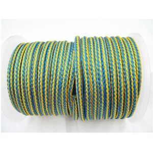 Securefix Direct - 8MM x 100 Metre Blue/Yellow 16 Plait Single Braided PolyPropylene Rope - pp Hollow Securefix Direct - 8MM x 100 Metre Blue/Yellow 16 Plait Single Braided PolyPropylene Rope - pp Hollow