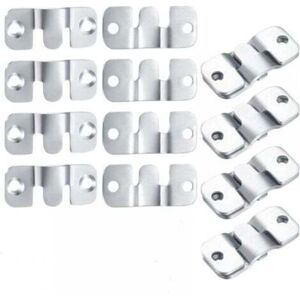 MCBOSON 8PCS Flush Mount Hidden Bracket, Picture Frame Hook, Wall Picture Hanger, Interlocking Hanger Mounts, Furniture Connector for Hanging Mirrors MCBOSON 8PCS Flush Mount Hidden Bracket, Picture Frame Hook, Wall Picture Hanger, Interlocking Hanger Mounts, Furniture Connector for Hanging Mirrors