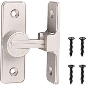 Linghhang - 90° Illuminated Sliding Interior Door Lock Flat Door Hook Locking Bolt Anti-Theft Latch Linghhang - 90° Illuminated Sliding Interior Door Lock Flat Door Hook Locking Bolt Anti-Theft Latch