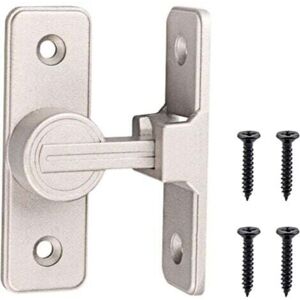 MCBOSON 90° Illuminated Sliding Interior Door Lock, Flat Door Hook, Locking Bolt, Anti-theft Latch MCBOSON 90° Illuminated Sliding Interior Door Lock, Flat Door Hook, Locking Bolt, Anti-theft Latch