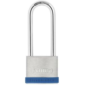 Abus - 80887 50mm Silver Rock 5 Padlock Long Shackle 80mm ABU550LS80C Abus - 80887 50mm Silver Rock 5 Padlock Long Shackle 80mm ABU550LS80C