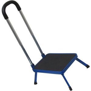 Securefix Direct - Aluminium Folding Step With Handrail Blue (Single Caravan Motorhome Platform Support) Securefix Direct - Aluminium Folding Step With Handrail Blue (Single Caravan Motorhome Platform Support)