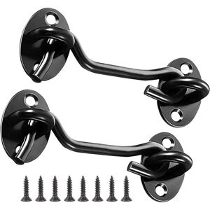 Mumu - Barn Door Hooks Pack, 3' Hook and Eye Cabin Hook and Eye Swivel Hook for Sliding Doors Bedroom Mumu - Barn Door Hooks Pack, 3' Hook and Eye Cabin Hook and Eye Swivel Hook for Sliding Doors Bedroom