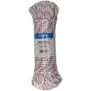 Braided nylon rope - EDM - 25 m - White - 1 roll - Resistant and durable Braided nylon rope - EDM - 25 m - White - 1 roll - Resistant and durable