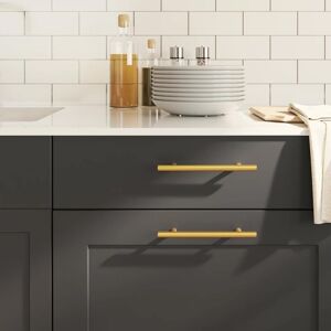 Cabinet Handles 10 pcs Gold 128 mm Stainless Steel Vidaxl Cabinet Handles 10 pcs Gold 128 mm Stainless Steel Vidaxl
