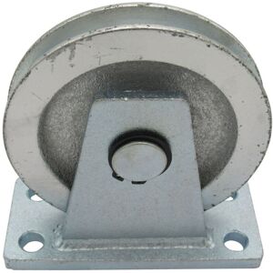 Securefix Direct - Cable Pulley Lifting Block 2 Ton 150MM (Vertical 10MM Wire Rope Hoist Galvanised 2T 2000KG) Securefix Direct - Cable Pulley Lifting Block 2 Ton 150MM (Vertical 10MM Wire Rope Hoist Galvanised 2T 2000KG)