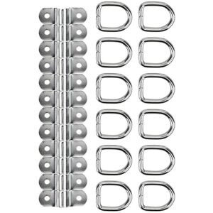 TEHTUY Caiqinlen Car Towing Hooks, Tie-Down Trailer Accessories Prevent Load Anchor Ring Corrosion, Stretch Ropes for Motorcycle Straps TEHTUY Caiqinlen Car Towing Hooks, Tie-Down Trailer Accessories Prevent Load Anchor Ring Corrosion, Stretch Ropes for Motorcycle Straps