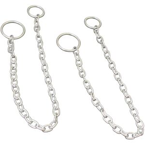 SECUREFIX DIRECT Canal Mooring Chain with Rings - Pack of 2 (Galvanised Narrowboat Docking Tie) SECUREFIX DIRECT Canal Mooring Chain with Rings - Pack of 2 (Galvanised Narrowboat Docking Tie)