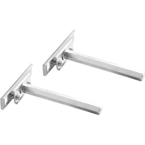 CCYKXA Set of 2 concealed shelf brackets - Stable wall mount - Invisible wall fixing - Heavy load capacity - Adjustable screw (galvanized, 100 mm) CCYKXA Set of 2 concealed shelf brackets - Stable wall mount - Invisible wall fixing - Heavy load capacity - Adjustable screw (galvanized, 100 mm)