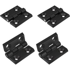 Ccykxa - a 4Pcs Zinc Hinges 40x40x5mm, 270 Degree Pivot Heavy Duty Door Hinge, Stainless Steel Exterior Hinge, for Fixed Doors, Small Windows, Ccykxa - a 4Pcs Zinc Hinges 40x40x5mm, 270 Degree Pivot Heavy Duty Door Hinge, Stainless Steel Exterior Hinge, for Fixed Doors, Small Windows,