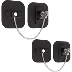 WOIYIC Child Window Locks, 2pcs Child Safety Window Locks, Baby Safety Window Locks with Stainless Steel Cable, Door and Cupboard Lock WOIYIC Child Window Locks, 2pcs Child Safety Window Locks, Baby Safety Window Locks with Stainless Steel Cable, Door and Cupboard Lock