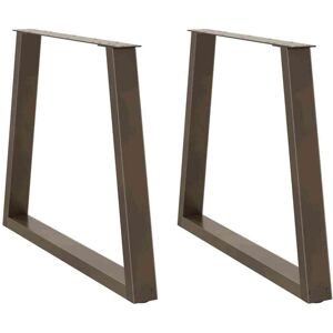 Dining Table Legs V-Shape 2 pcs Natural Steel 80x(72-73.3) cm Steel Vidaxl Dining Table Legs V-Shape 2 pcs Natural Steel 80x(72-73.3) cm Steel Vidaxl