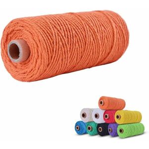 Hoopzi - Cotton Jute Twine 3mm x 100m, Natural Cotton Cord, Decorative Macramé Rope Hemp Braided diy Handwork for Gift Wrapping Hanging Craft Hoopzi - Cotton Jute Twine 3mm x 100m, Natural Cotton Cord, Decorative Macramé Rope Hemp Braided diy Handwork for Gift Wrapping Hanging Craft