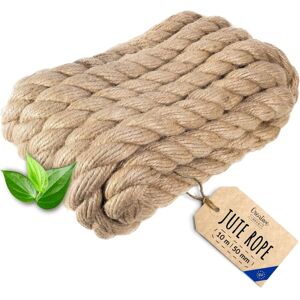 CREATIVE DECO Strong & Durable Jute Rope for DIY 10m x 50mm CREATIVE DECO Strong & Durable Jute Rope for DIY 10m x 50mm
