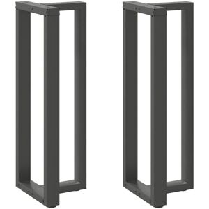 Bar Table Legs T-Shaped 2 pcs Anthracite 40x35x(110-111) cm Steel Vidaxl Bar Table Legs T-Shaped 2 pcs Anthracite 40x35x(110-111) cm Steel Vidaxl