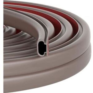MCBOSON Door and window seals for thermal and sound insulation, D-type rubber door seals (brown, 6 meters) MCBOSON Door and window seals for thermal and sound insulation, D-type rubber door seals (brown, 6 meters)