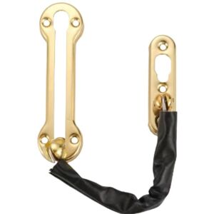 TEHTUY Door Chain Lock, Stainless Steel Security Chains for Security Doors, Anti-Theft, Windows - Gold TEHTUY Door Chain Lock, Stainless Steel Security Chains for Security Doors, Anti-Theft, Windows - Gold