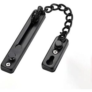 TORMATOR Door chains, anti-theft door chain lock, reliable stainless steel door security chain latch lock ideal for home and hotel use (Black). TORMATOR Door chains, anti-theft door chain lock, reliable stainless steel door security chain latch lock ideal for home and hotel use (Black).