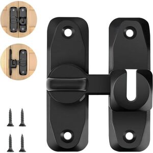 SNQ Door Lock, Sliding Door Stopper, 90° Tilt Door Hook Latch, Window Closure, Anti-Theft Loop Locking Bolt, for Doors and Windows (90/180 Degrees) SNQ Door Lock, Sliding Door Stopper, 90° Tilt Door Hook Latch, Window Closure, Anti-Theft Loop Locking Bolt, for Doors and Windows (90/180 Degrees)