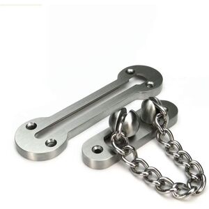 AOUGO Extra Thick Door Chain Lock - Sus304 Stainless Steel Door Security Chain Guard, Heavy Duty Latch Lock for Interior Door, Brushed Nickel Finish (Extra AOUGO Extra Thick Door Chain Lock - Sus304 Stainless Steel Door Security Chain Guard, Heavy Duty Latch Lock for Interior Door, Brushed Nickel Finish (Extra