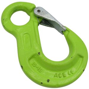 Securefix Direct - Eye Sling Hook with Latch 6MM Grade 100 (G100 1.5 Ton Safety Catch Chain Lifting) Securefix Direct - Eye Sling Hook with Latch 6MM Grade 100 (G100 1.5 Ton Safety Catch Chain Lifting)