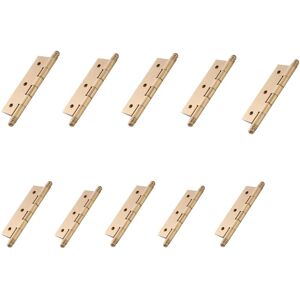 Linghhang - Furniture Door Hinge/Light Door Hinge, 75x40mm, Brass, 10pcs, Copper Hinges, Hinges, Rubber Chain, Copper Hinges for Cabinet Doors Linghhang - Furniture Door Hinge/Light Door Hinge, 75x40mm, Brass, 10pcs, Copper Hinges, Hinges, Rubber Chain, Copper Hinges for Cabinet Doors