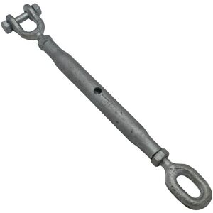 Securefix Direct - Galvanised Straining Rigging Screw Eye Jaw 32MM (1 1/4') (Closed Body Turnbuckle Wire Rope Tensioner) Securefix Direct - Galvanised Straining Rigging Screw Eye Jaw 32MM (1 1/4') (Closed Body Turnbuckle Wire Rope Tensioner)