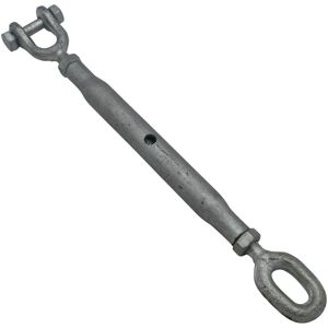 SECUREFIX DIRECT Galvanised Straining Rigging Screw Eye Jaw 38MM (1 1/2") (Closed Body Turnbuckle Wire Rope Tensioner) SECUREFIX DIRECT Galvanised Straining Rigging Screw Eye Jaw 38MM (1 1/2") (Closed Body Turnbuckle Wire Rope Tensioner)