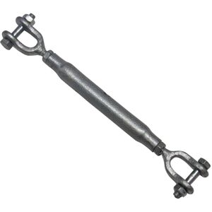 SECUREFIX DIRECT Galvanised Straining Rigging Screw Jaw Jaw 16MM (Closed Body Turnbuckle Wire Rope Tensioner) SECUREFIX DIRECT Galvanised Straining Rigging Screw Jaw Jaw 16MM (Closed Body Turnbuckle Wire Rope Tensioner)