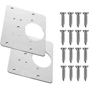 GOTRAYS Hinge repair brackets, hinge repair plate kit, with fixing screws GOTRAYS Hinge repair brackets, hinge repair plate kit, with fixing screws