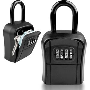 TEHTUY Key Box, Wall-Mounted Key Box with 4-Digit Combination Lock, Secure Outdoor Key Box, Zinc Alloy Safe, Large Capacity, for Home, Garage, Office, TEHTUY Key Box, Wall-Mounted Key Box with 4-Digit Combination Lock, Secure Outdoor Key Box, Zinc Alloy Safe, Large Capacity, for Home, Garage, Office,