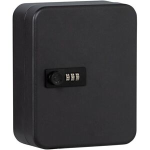 Tinor - Key cabinet with digital code, 20 hooks, sheet steel, matt black Tinor - Key cabinet with digital code, 20 hooks, sheet steel, matt black