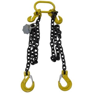 SECUREFIX DIRECT Lifting Chain Sling Grade 80 - Double Leg 1.5T (1500KG Bulk Bag Lifter G80) SECUREFIX DIRECT Lifting Chain Sling Grade 80 - Double Leg 1.5T (1500KG Bulk Bag Lifter G80)