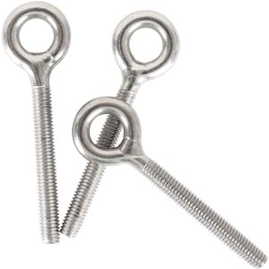 BEIJIYI M10 304 Stainless Steel Closed Spiral Screw Threaded Rod Bolt 5pcs BEIJIYI M10 304 Stainless Steel Closed Spiral Screw Threaded Rod Bolt 5pcs