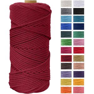 Readcly - Macrame Rope 4mm x 100m Cotton Macrame Yarn Natural Twine Cord diy Strings for Wall Hangings, Dream Catcher Weaving, Plant Hanging Readcly - Macrame Rope 4mm x 100m Cotton Macrame Yarn Natural Twine Cord diy Strings for Wall Hangings, Dream Catcher Weaving, Plant Hanging