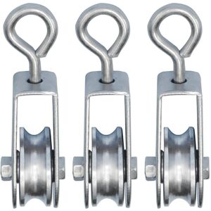 Aougo - Mini Pulley with Ball Bearings, ø 28mm, for 6 mm rope, Bearing 30kg Aougo - Mini Pulley with Ball Bearings, ø 28mm, for 6 mm rope, Bearing 30kg