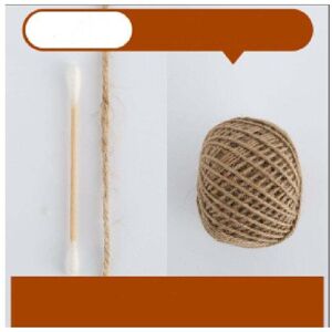 SNQ Natural Jute Twine Ø3.0mm ±100m for Gardening, DIY, crafts (natural color hemp rope 3mm 100m (4 free gifts)) SNQ Natural Jute Twine Ø3.0mm ±100m for Gardening, DIY, crafts (natural color hemp rope 3mm 100m (4 free gifts))