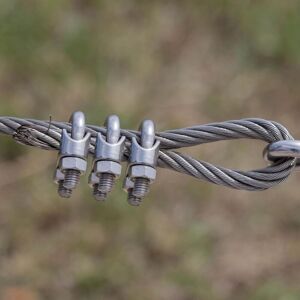 TORMATOR Pack of 16 M10 U-bolt stainless steel cable clips for clotheslines, 10mm steel wire rope TORMATOR Pack of 16 M10 U-bolt stainless steel cable clips for clotheslines, 10mm steel wire rope
