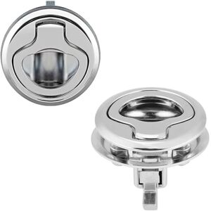 Gotrays - Pack Pull Hatch Locks, Boat Deck Latch, Handle Lift Slam, Zinc Alloy 1.5' for Marine Flush, Boat Cabinet Doors. Gotrays - Pack Pull Hatch Locks, Boat Deck Latch, Handle Lift Slam, Zinc Alloy 1.5' for Marine Flush, Boat Cabinet Doors.