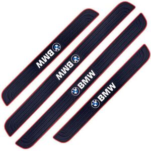TEHTUY PCS Car Door Sill Bars Threshold Plate Protectors Car Sticker Adhesive Film for Door Sill Protection Car Door Sill Guard Plate in Soft PVC Rubber TEHTUY PCS Car Door Sill Bars Threshold Plate Protectors Car Sticker Adhesive Film for Door Sill Protection Car Door Sill Guard Plate in Soft PVC Rubber