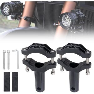 COOCHEER Pcs Front Fork Lamp Mounting Brackets, Motorcycle Round Support Tube, Motorcycle Extension Tube Mounting Clamp COOCHEER Pcs Front Fork Lamp Mounting Brackets, Motorcycle Round Support Tube, Motorcycle Extension Tube Mounting Clamp