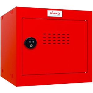 PHOENIX SAFE Phoenix CL0344RRC Size 1 Cube Locker in Red with Combination Lock PHOENIX SAFE Phoenix CL0344RRC Size 1 Cube Locker in Red with Combination Lock