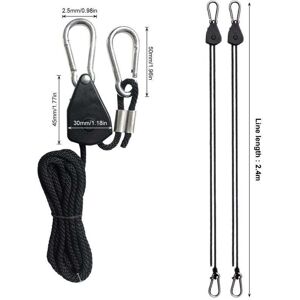 SNQ Pieces Adjustable Ratchet Ropes with 1/8 Hooks, Shade Sail Tensioner, Ratchet Strap Rope for Lamps or Plants SNQ Pieces Adjustable Ratchet Ropes with 1/8 Hooks, Shade Sail Tensioner, Ratchet Strap Rope for Lamps or Plants
